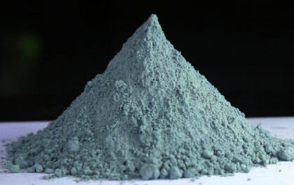pile of lead oxide powder for battery