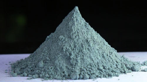 pile of lead oxide powder for battery