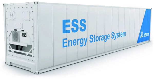 Fig 3: Example of a commercially available 1-2 MW BESS container