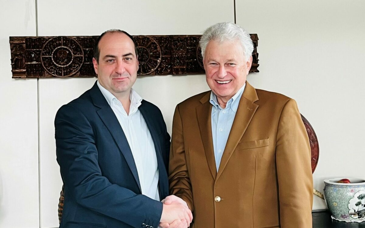 Marcello Fantoni and Rolf Beckers Digatron founder and chairman