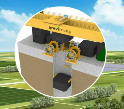 illustration of UK backs plans for a gravity-led energy storage system