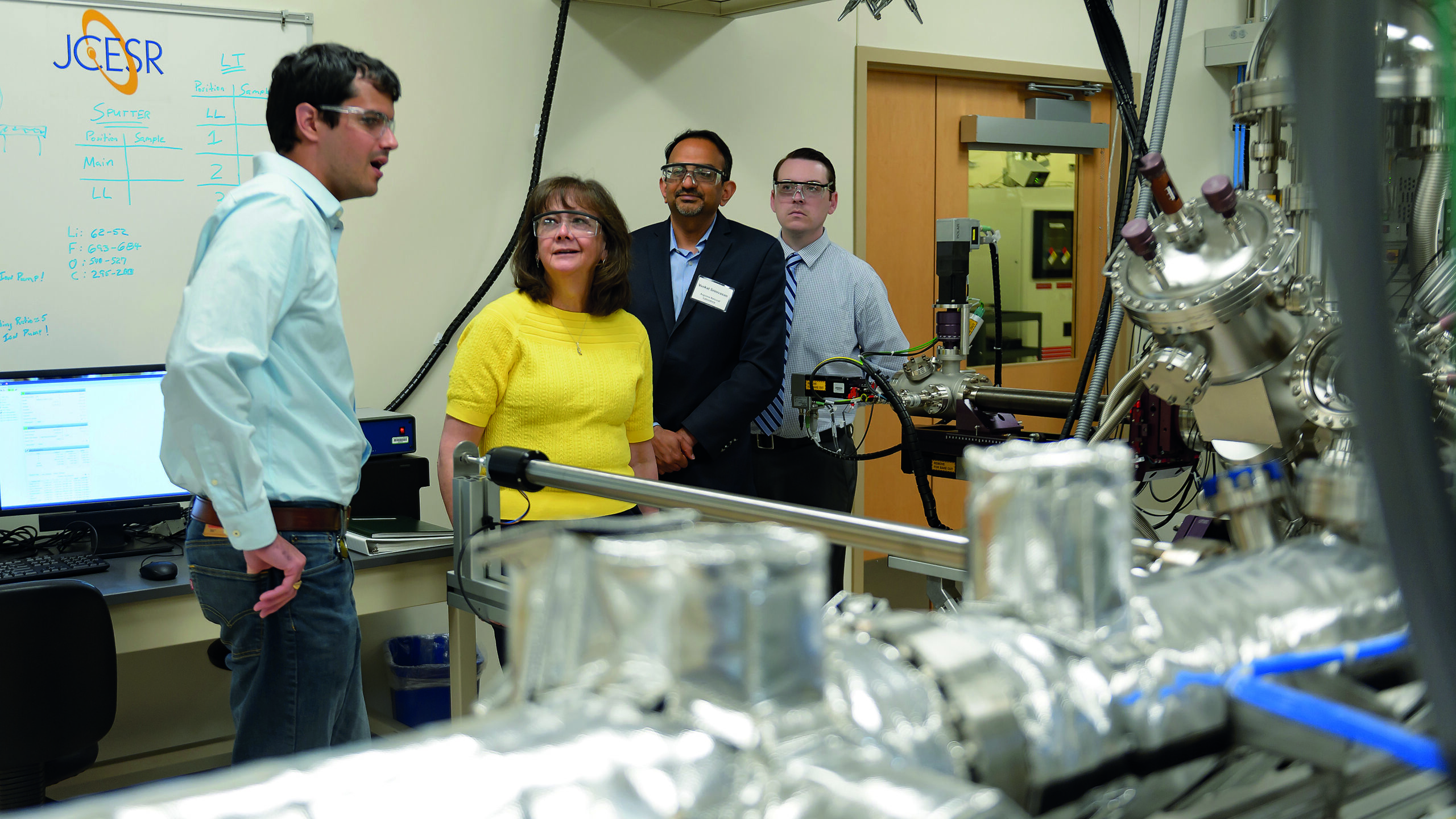 Karen Evans, Assistant Secretary of DOE's Office of Cybersecurity, Energy Security and Emergency Response, visited Argonne on Friday June 14.