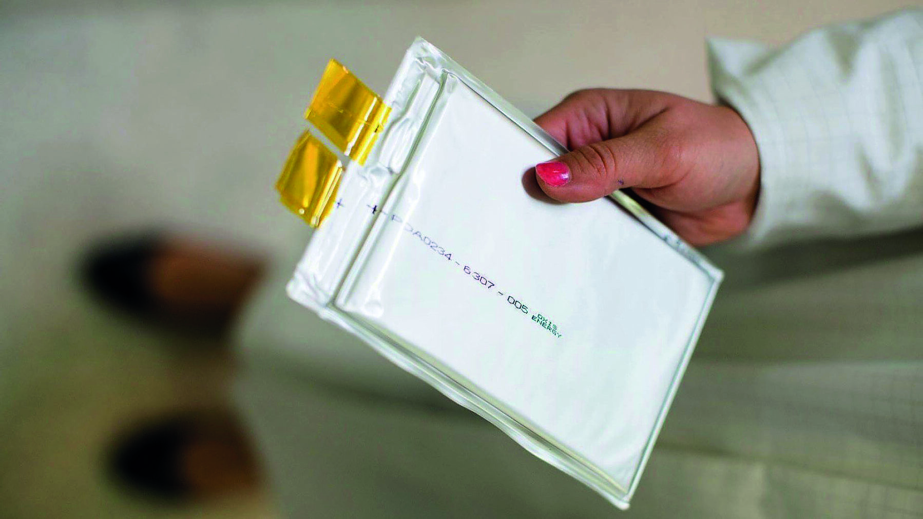 An Oxis Energy lithium-sulfur cell