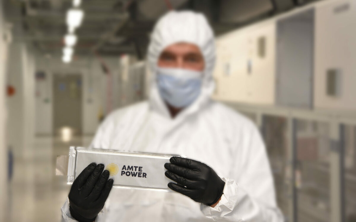 Man holding fuel cell