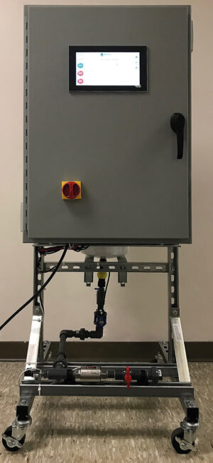 The Electramet system modules are carbon-based electrochemical filters using less than 0.1kWh/m to achieve 100% water recovery