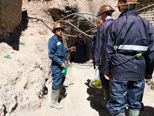 miners in workwear