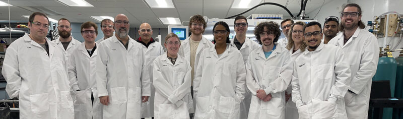 Conamix team in the laboratory