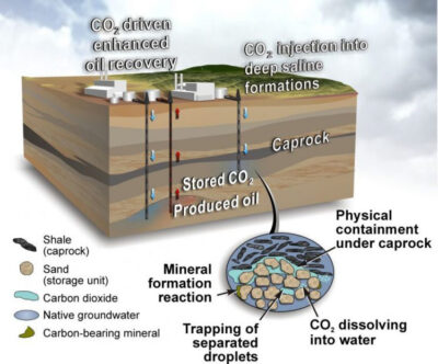 Figure 8 Principle of carbon capture