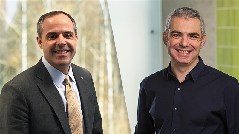 2 smiling men