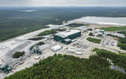 aerial view of factory