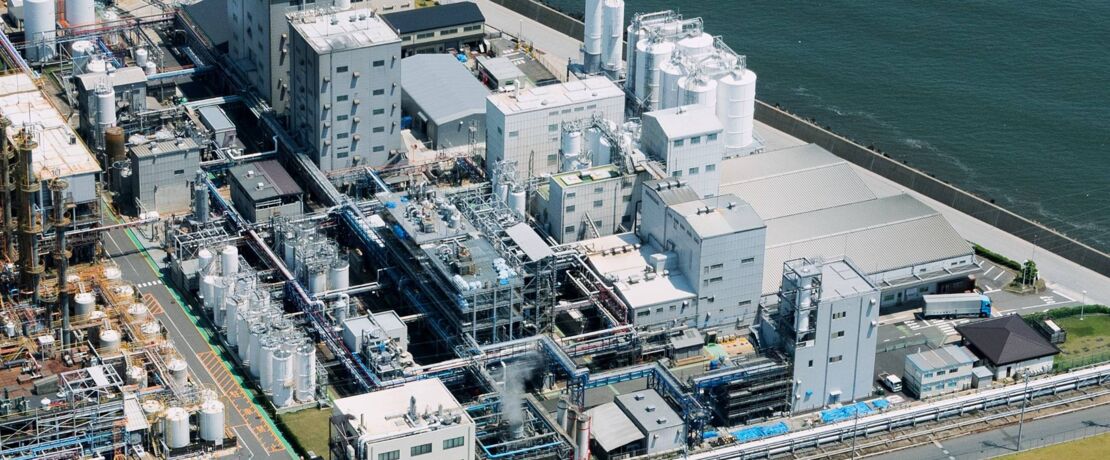 factory aerial view