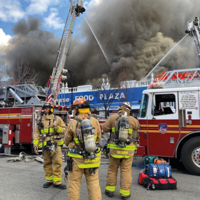 FDNY attending fire caused by an e-bike