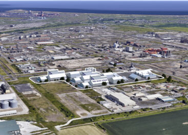 plant aerial view