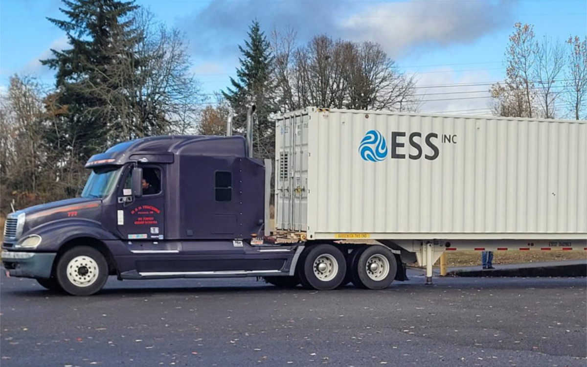 BESS on a truck
