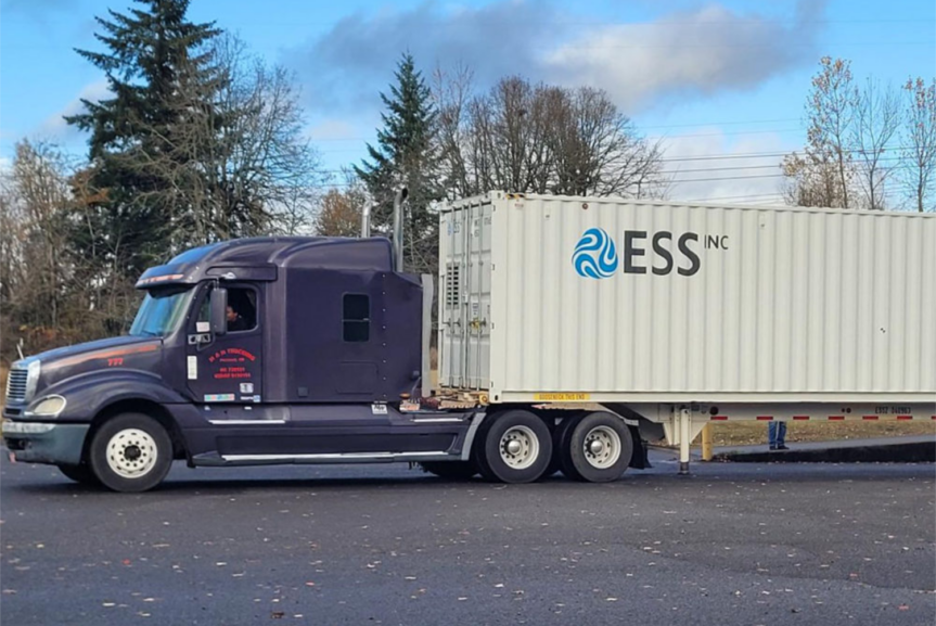 BESS on a truck