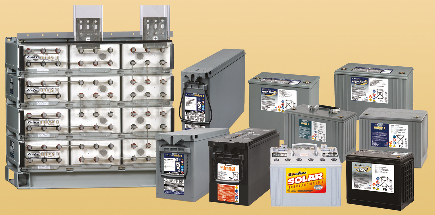 Deka Unigy® batteries provide highly advanced battery power to meet the demands of critical backup systems.