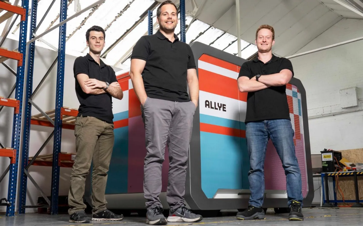 3 men standing
