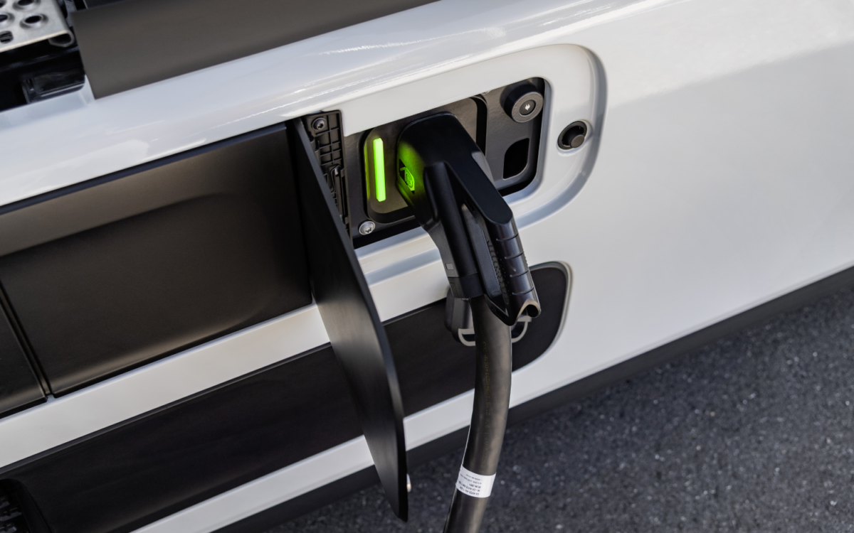 charging an electric truck