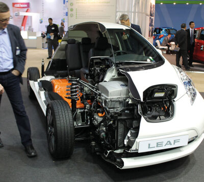 Looking inside the Nissan Leaf: Over 62 000 of these have been sold globally since 2010 and US order have doubled for 2014 based on sales from last year.