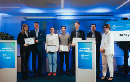 people holding certificates