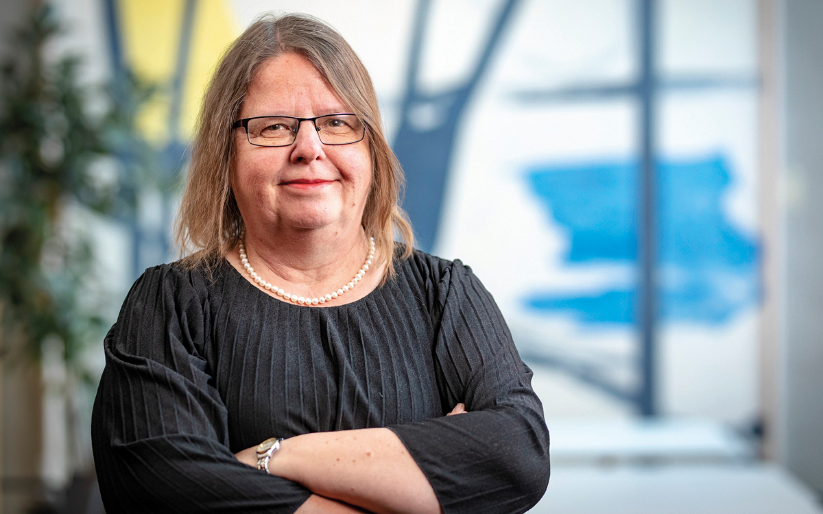 Kristina Edström Professor i oorganisk kemi vid Institutionen för kemi - Ångström, Strukturkemi Foto. Mikael Wallerstedt