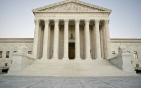 US Supreme Court building, front steps