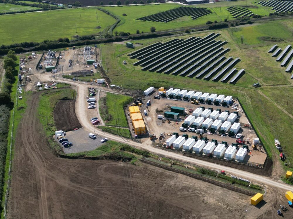 aerial view of BESS