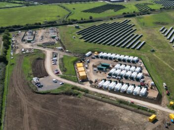 aerial view of BESS