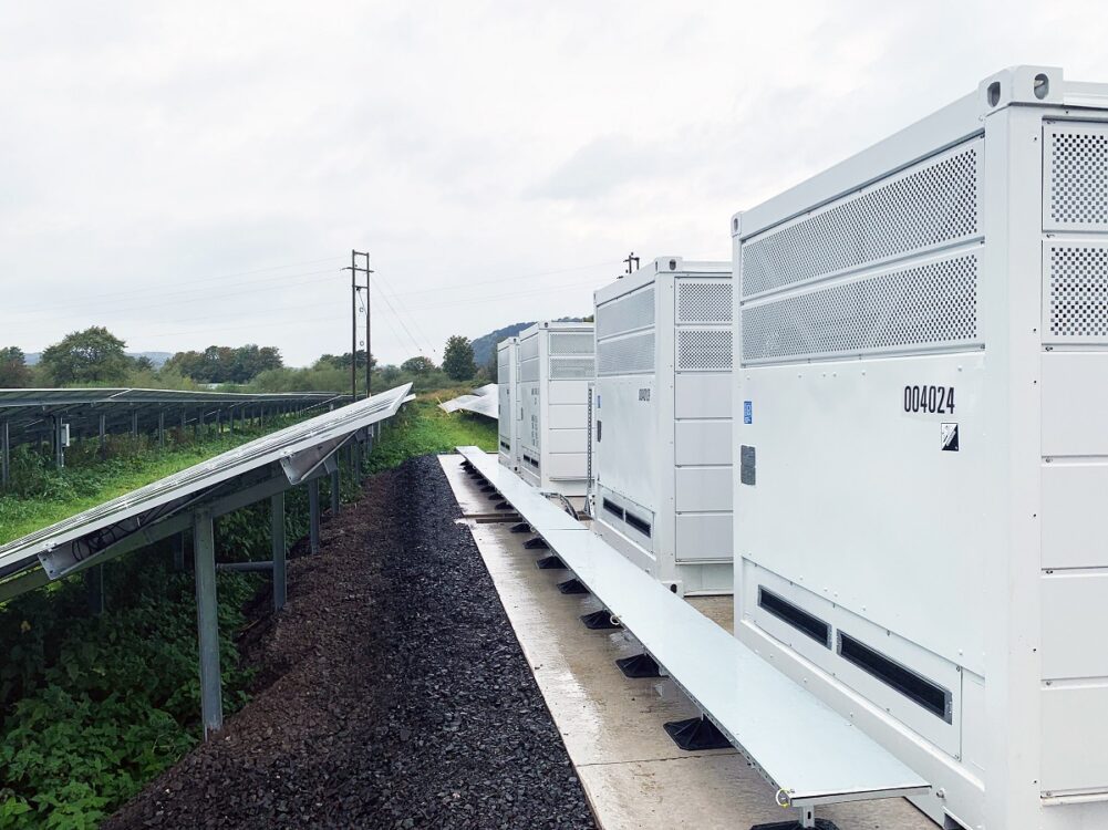 0.8 MWh of flow battery storage installed near Perth, Scotland.