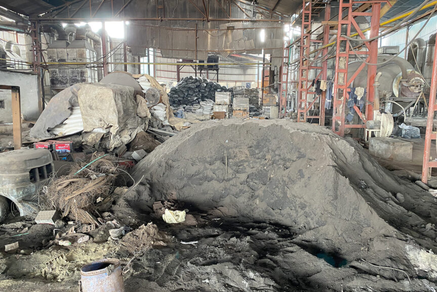 Visual impression from an unsound recycler in Nigeria.