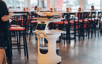 robot serving food