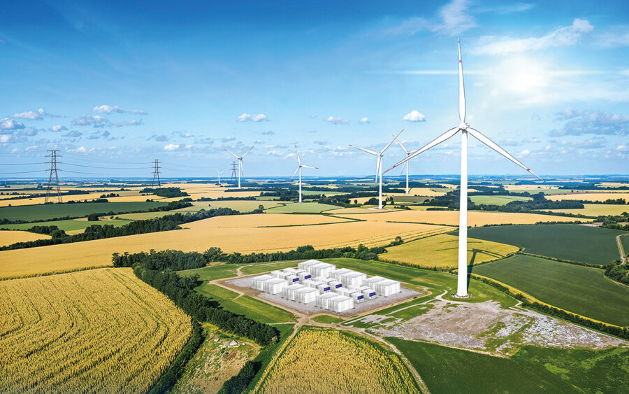 The Göktepe Wind Power Plant near Yalova in north-western Türkiye.