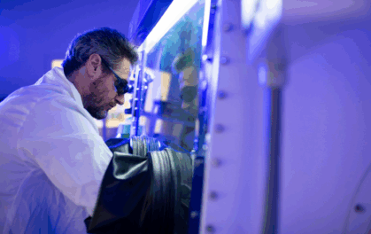 Electrode dry coating laboratory