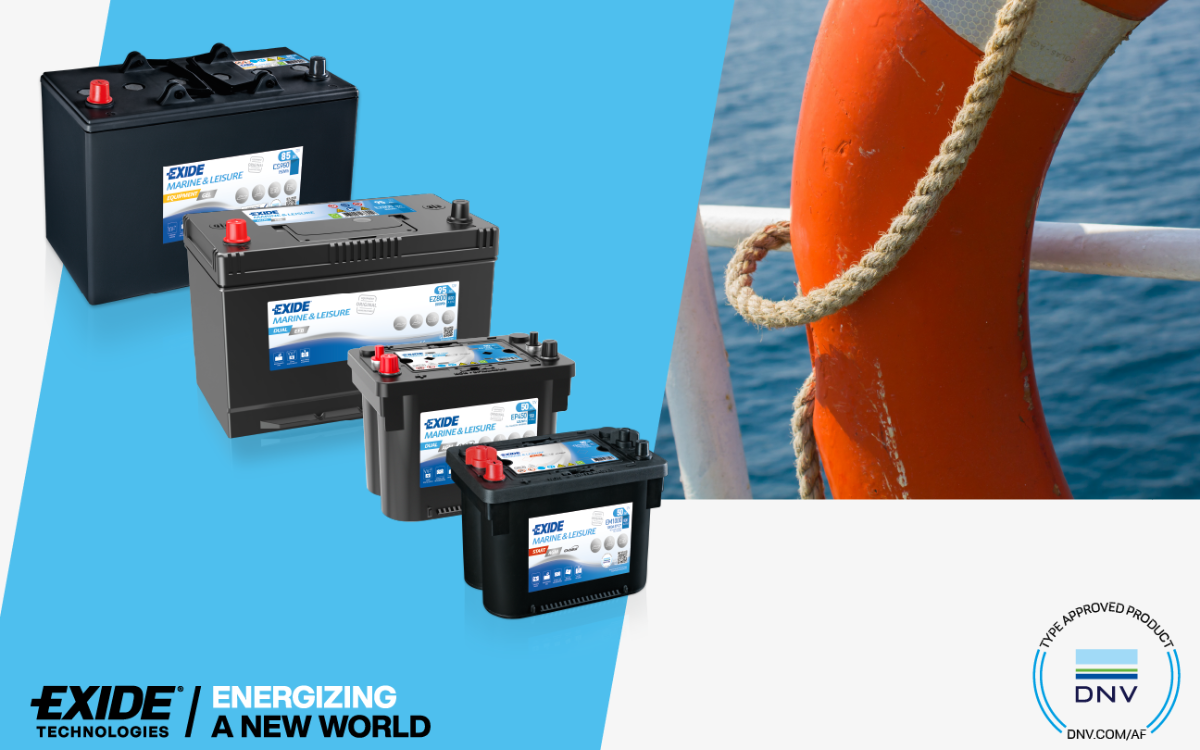 DNV renewal for Exide marine batteries